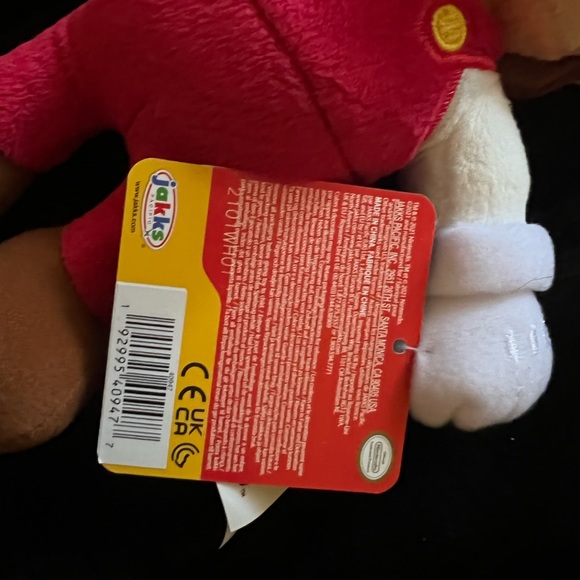 Super Mario Fire Mario Plush - Picture 2 of 2